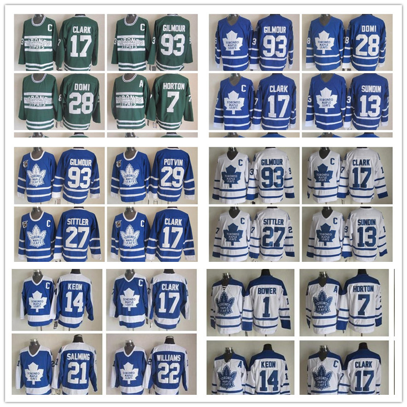Toronto Maple Leafs 27 Darryl Sittler Jerseys 17 Wendel Clark Mats Sundin Doug Gilmour Tie Domi Darcy Tim Horton Dave Keon Vintage Hockey, Black;red
Toronto Maple Leafs 27 Darryl Sittler Jerseys 17 Wendel Clark Mats Sundin Doug Gilmour Tie Domi Darcy Tim Horton Dave Keon Vintage Hockey, Black;red
