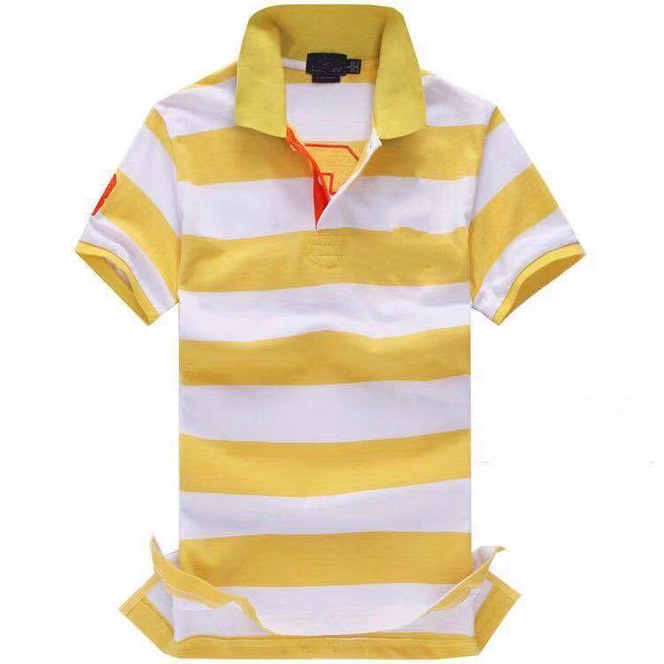 Wholesale high quality men' short-sleeved polo shirt cotton T-shirt summer business casual fashion lapel loose striped embroidery men' clothing
Wholesale high quality men' short-sleeved polo shirt cotton T-shirt summer business casual fashion lapel loose striped embroidery men' clothing