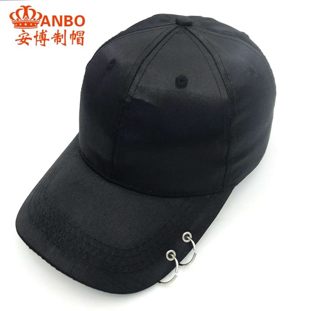 cap pure color silk satin iron ring bright black baseball hip hop fashion hat, Blue;gray
cap pure color silk satin iron ring bright black baseball hip hop fashion hat, Blue;gray