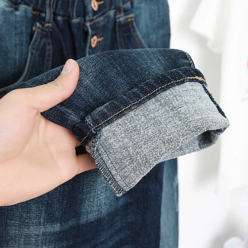 1711 Women Summer Fashion Empire Elastic Waist Vintage Ankle Length Harem Baggy Buttom Pants 100kg Female Casual Denim Jeans 210922