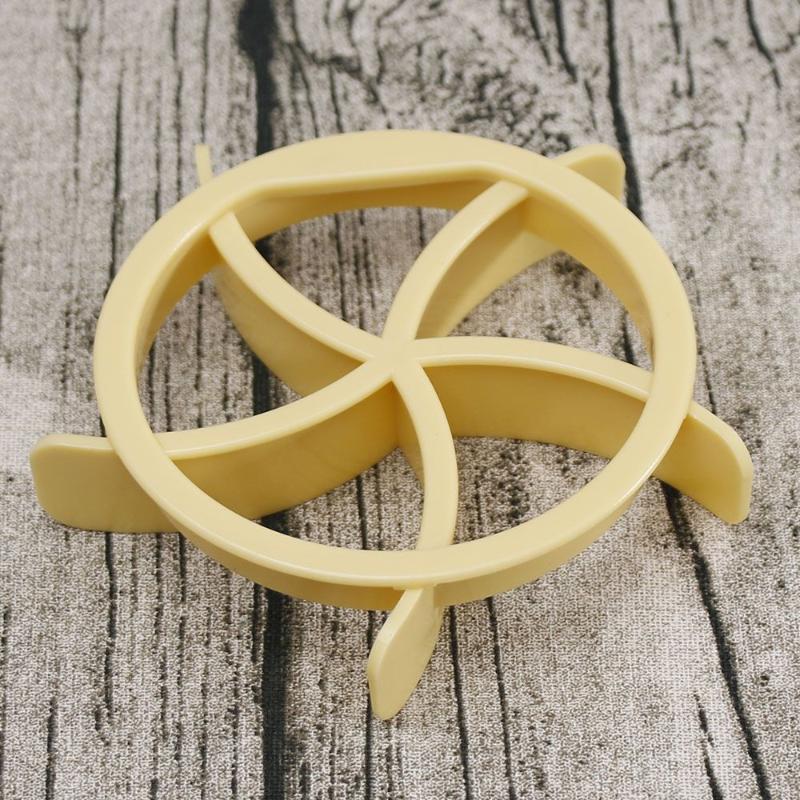 Baking Moulds Fan Shaped Dough Cookie Press Bread Rolls Mold Plastic Pastry Cutter Cake Biscuit Stamp Mould Tools Kitchen RRD7603 Free shipping