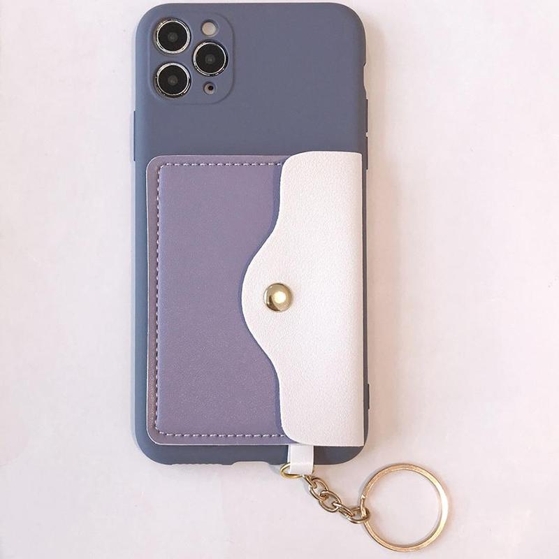 Card Slot Coin Purse Phone Cases For iphone 12 11 pro max xr xs 7 8 Plus mini Silicone TPU cellphone color soft case 
Card Slot Coin Purse Phone Cases For iphone 12 11 pro max xr xs 7 8 Plus mini Silicone TPU cellphone color soft case