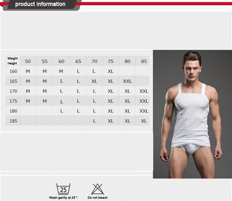 100% Cotton Mens undershirt Slim Fit Men Underwear Clothing Bodybuilding Undershirts Fitness Tops Tees Lifting Vest Underwears 210515