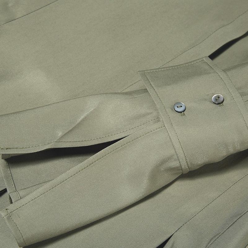 Vintage Dress 2021 Summer Women's Wind Black Long Sleeve Waist Shirt Harujuku Dresses For Women Casual