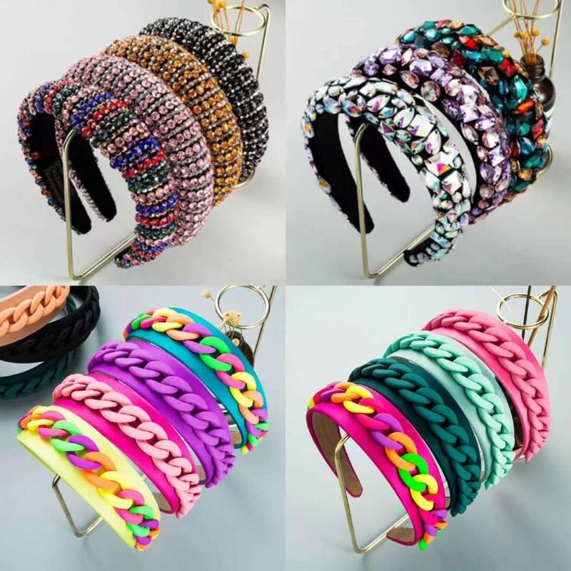 Hair Clips & Barrettes 2021 Girl Accessories Headdress Crown Hippie Punk Jewelry Wide Brim Headband Color Chain Macarons Gift Party Retro
Hair Clips & Barrettes 2021 Girl Accessories Headdress Crown Hippie Punk Jewelry Wide Brim Headband Color Chain Macarons Gift Party Retro