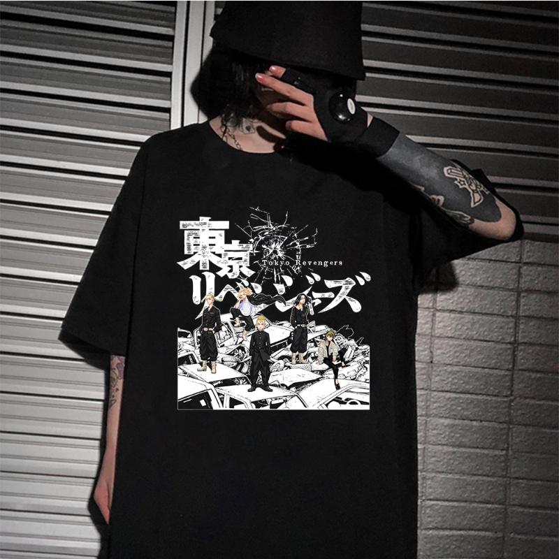 Men's T-Shirts Anime Tokyo Revengers T Shirt Harajuku Men Women Casual Male T-shirt Unisex, Black
Men's T-Shirts Anime Tokyo Revengers T Shirt Harajuku Men Women Casual Male T-shirt Unisex, Black