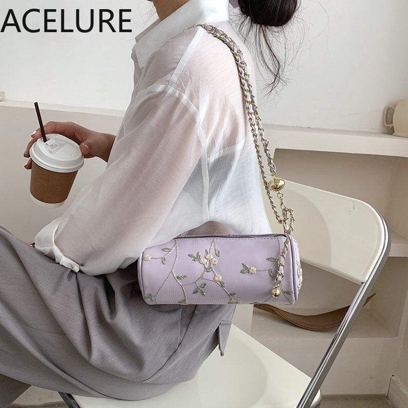 Evening Bags ACELURE Beautiful Floral Barrel-shaped Zipper Shoulder For Women Soft PU Leather 2021 Small Messenger Ladies Flap, Green
Evening Bags ACELURE Beautiful Floral Barrel-shaped Zipper Shoulder For Women Soft PU Leather 2021 Small Messenger Ladies Flap, Green