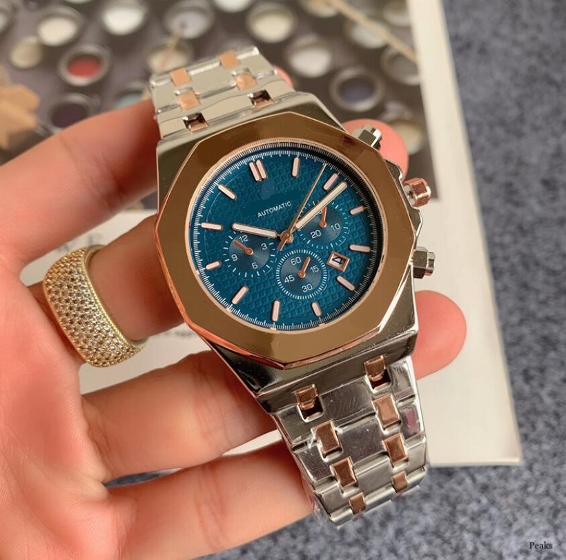 montre de luxe mens automatic watches stopwatch 42mm full Stainless steel Sapphire waterproof Classic Wristwatches All Dials Working, As pic
montre de luxe mens automatic watches stopwatch 42mm full Stainless steel Sapphire waterproof Classic Wristwatches All Dials Working, As pic