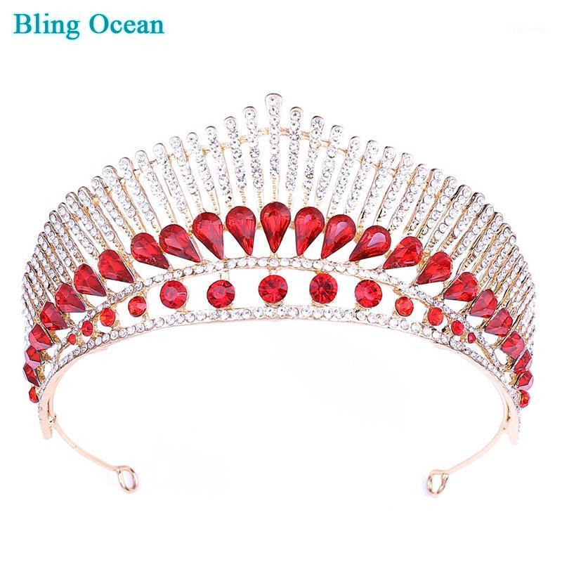 Hair Clips & Barrettes Crystal Elegant Miss World Beauty Pageant Rhinestone Wedding Crown Colorful Shining Tiaras, Golden;silver 
Hair Clips & Barrettes Crystal Elegant Miss World Beauty Pageant Rhinestone Wedding Crown Colorful Shining Tiaras, Golden;silver