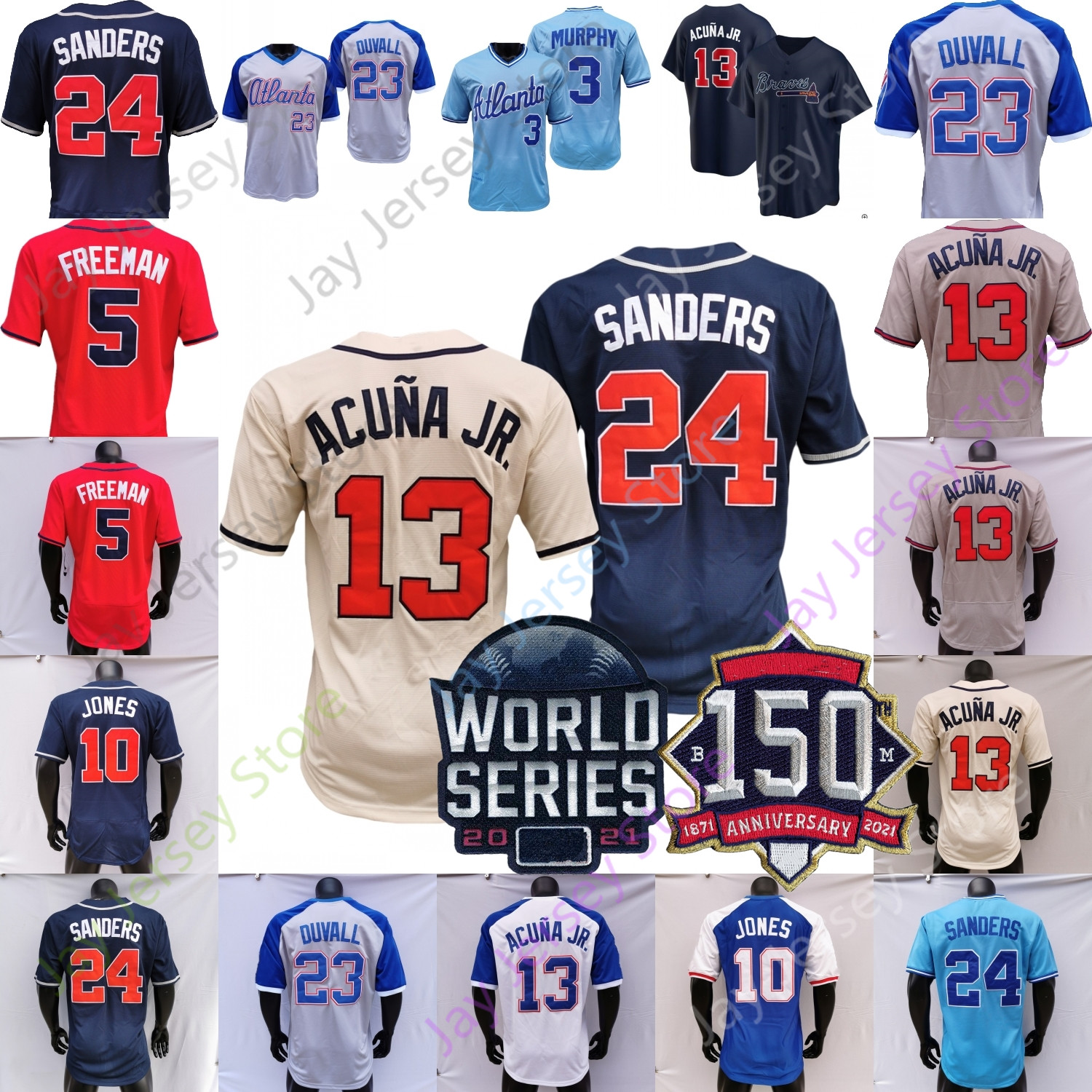 2021 WS World Series Baseball Jersey Travis d'Arnaud Ehire Adrianza Orlando Arcia Adam Duvall Heredia Eddie Rosario Will Smith Ian Anderson Morton Smyly, New player's versions white
2021 WS World Series Baseball Jersey Travis d'Arnaud Ehire Adrianza Orlando Arcia Adam Duvall Heredia Eddie Rosario Will Smith Ian Anderson Morton Smyly, New player's versions white