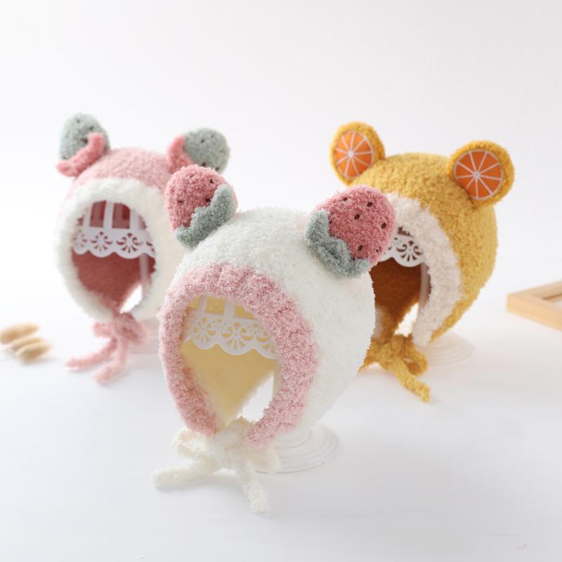 Caps & Hats Cute Fruit Ear Baby Hat Winter Soft Warm Plush Boy Girl Protection Kids Children Beanies Cap Bonnet, Yellow
Caps & Hats Cute Fruit Ear Baby Hat Winter Soft Warm Plush Boy Girl Protection Kids Children Beanies Cap Bonnet, Yellow