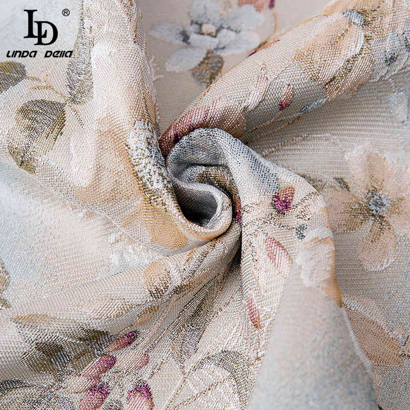 Fashion Runway Summer Winter Jackets Coat Women Stand collar Star Sequined Beading Jacquard Vintage Outwear Lady 210522