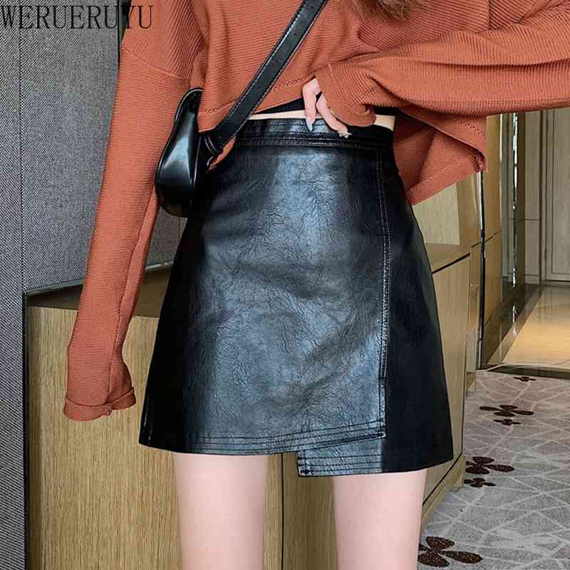 WERUERUYU Winter leather bag hip leather skirt women Slim one step skirt cross-country fashion irregular skirt 210608, Photo color
WERUERUYU Winter leather bag hip leather skirt women Slim one step skirt cross-country fashion irregular skirt 210608, Photo color