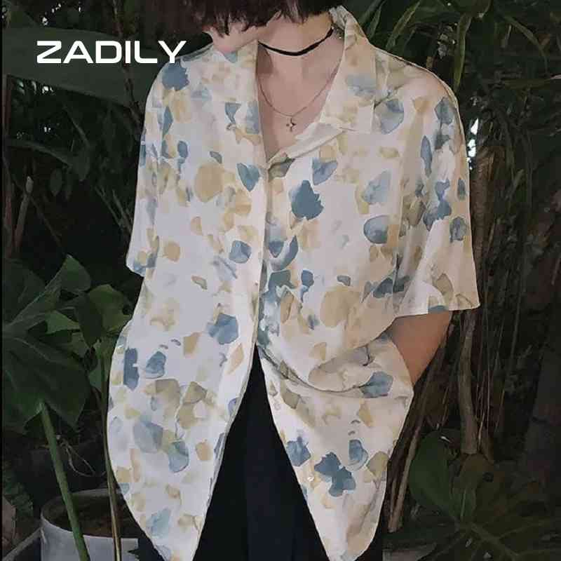 ZADLIY Chic Korea Style Oversize Print Women Thin Shirt Short Sleeve Button Ladies Blouse Summer Loose Female Clothing Tops 210521, Sku
ZADLIY Chic Korea Style Oversize Print Women Thin Shirt Short Sleeve Button Ladies Blouse Summer Loose Female Clothing Tops 210521, Sku