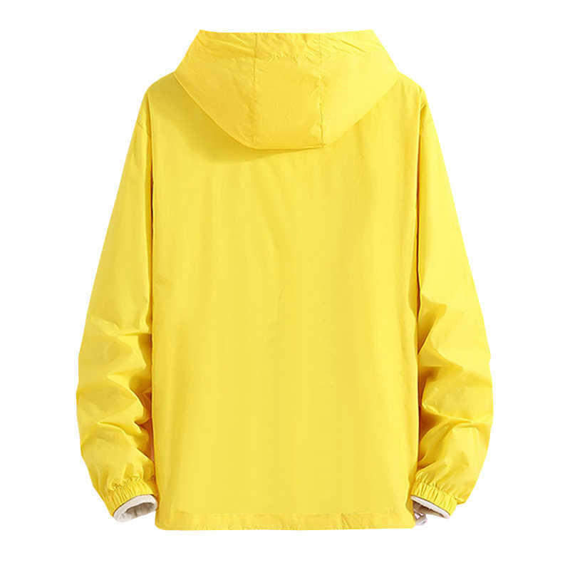 8XL 7XL 6XL Plus Size Mens Quick Dry Skin Jackets Coat Sunscreen Waterproof Mens Thin Army Outwear Ultra-Light Windbreake Jacket 210818