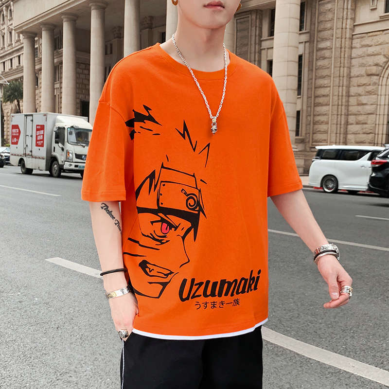 Short sleeve fashion brand clothes men's trend loose Printed Orange Naruto 5-sleeve T-shirt Top, Zf naruto beige
Short sleeve fashion brand clothes men's trend loose Printed Orange Naruto 5-sleeve T-shirt Top, Zf naruto beige