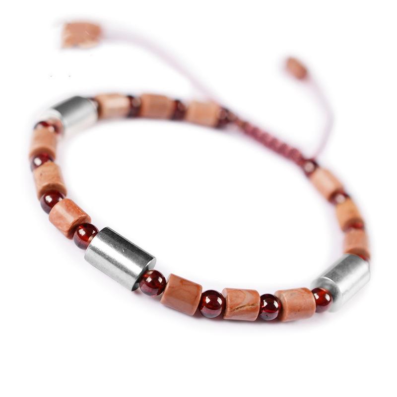 Charm Bracelets Fashion Couple Natural Red Stone Bracelet Adjustable Jewelry Lovers Hand Rope
Charm Bracelets Fashion Couple Natural Red Stone Bracelet Adjustable Jewelry Lovers Hand Rope