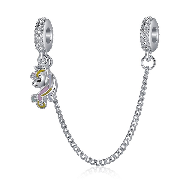 Fit Sterling Silver Bracelet Unicorn Safety Chain Crystal European Stopper Clip Lock Charm Fits pandora Bracelet jewelry findings
Fit Sterling Silver Bracelet Unicorn Safety Chain Crystal European Stopper Clip Lock Charm Fits pandora Bracelet jewelry findings