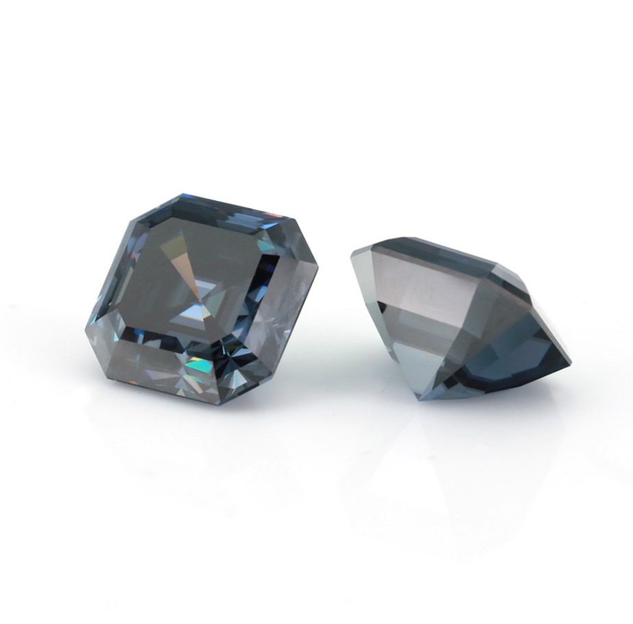 Dark Blue Asscher Cut Moissanite Loose Diamond with Box and Certification for Rings VVS1 Gemstones Excellent Pass MoissanTester
Dark Blue Asscher Cut Moissanite Loose Diamond with Box and Certification for Rings VVS1 Gemstones Excellent Pass MoissanTester