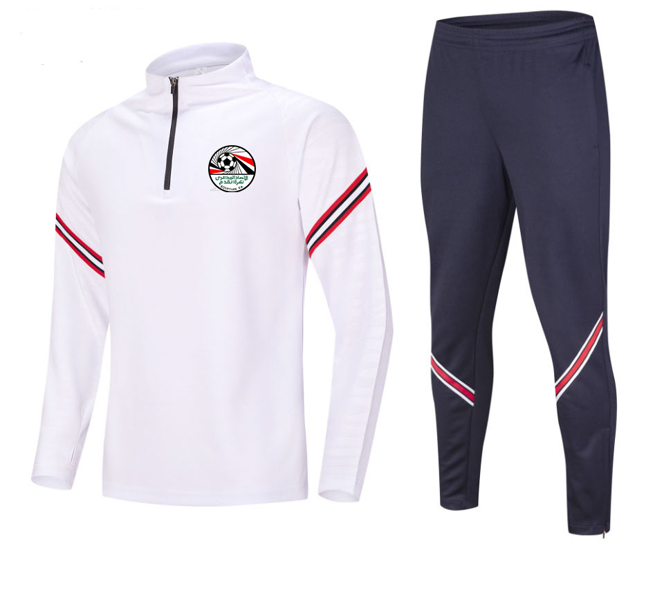 21-22 Outdoor Athletic Jogging Clothes Men Egypt national football team Tracksuits Soccer Set Customize Tean Logo Training Suits, Blue
21-22 Outdoor Athletic Jogging Clothes Men Egypt national football team Tracksuits Soccer Set Customize Tean Logo Training Suits, Blue