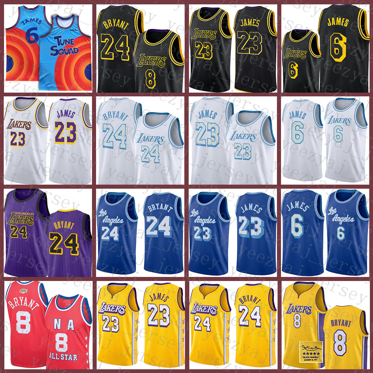 Blue LeBron 6 James Mens Movie Space Jam Tune Squad Los Angeles Lakers Kobe 24 Bryant 2021 Basketball Jersey Gradient, Black;red
Blue LeBron 6 James Mens Movie Space Jam Tune Squad Los Angeles Lakers Kobe 24 Bryant 2021 Basketball Jersey Gradient, Black;red