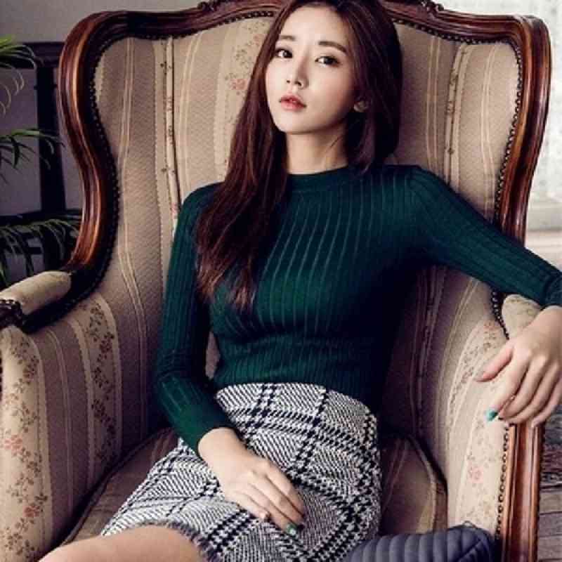 Spring and Autumn Korean Fashion Slim Bottoming Long-sleeved Sweater Ladies Solid Striped Knit Pullover Tops 210525, Black
Spring and Autumn Korean Fashion Slim Bottoming Long-sleeved Sweater Ladies Solid Striped Knit Pullover Tops 210525, Black