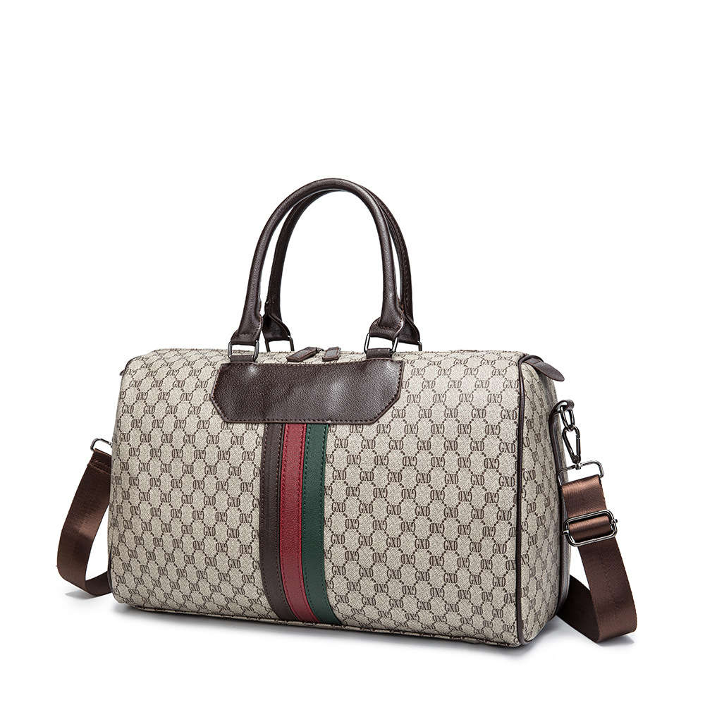 Design Travel Duffle Bag Plaid Leather Waterproof Large Capacity Fitness Gym Boarding Bags Male L age Handbags, Multi
Design Travel Duffle Bag Plaid Leather Waterproof Large Capacity Fitness Gym Boarding Bags Male L age Handbags, Multi
