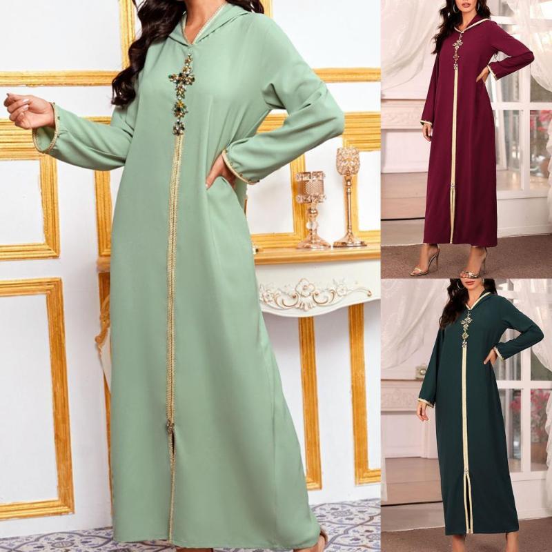 Casual Dresses Elegant Pure Colour Women Maxi Dress Long Sleeve Solid Color Stitched Rhinestone Loose Robe For Work, Black;gray
Casual Dresses Elegant Pure Colour Women Maxi Dress Long Sleeve Solid Color Stitched Rhinestone Loose Robe For Work, Black;gray