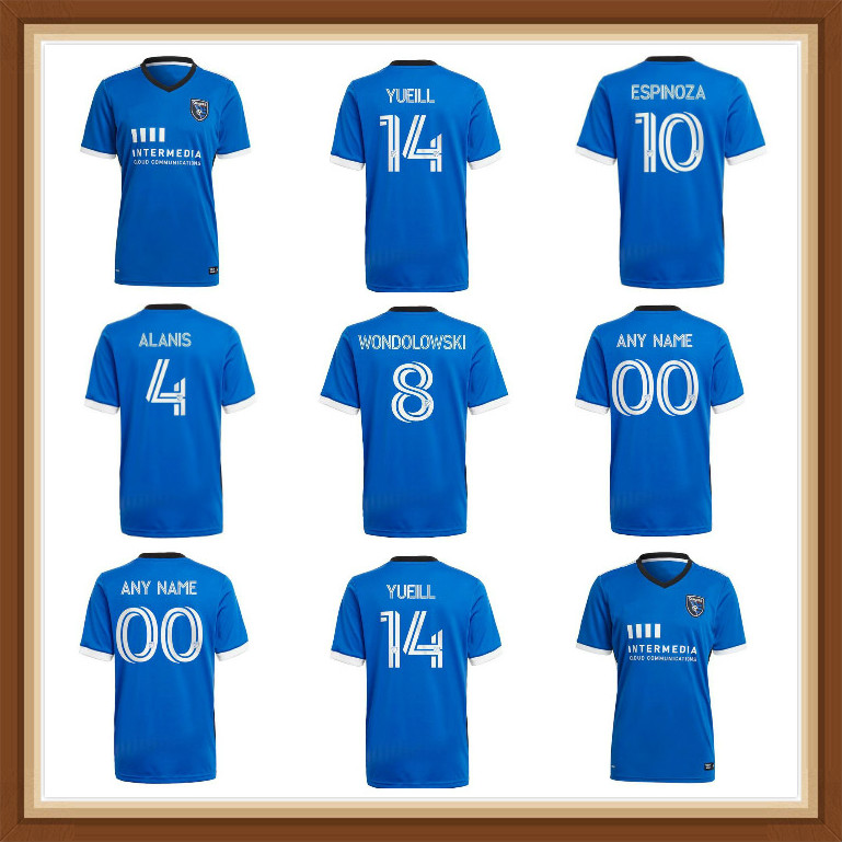 2021 2022 San Jose Earthquakes Soccer Jersey 21 22 MLS #10 ESPINOZA WONDOLOWSKI GABRIEL B Uniform Mens #6 ALANIS YUEILL Football Shirts, Black;yellow
2021 2022 San Jose Earthquakes Soccer Jersey 21 22 MLS #10 ESPINOZA WONDOLOWSKI GABRIEL B Uniform Mens #6 ALANIS YUEILL Football Shirts, Black;yellow