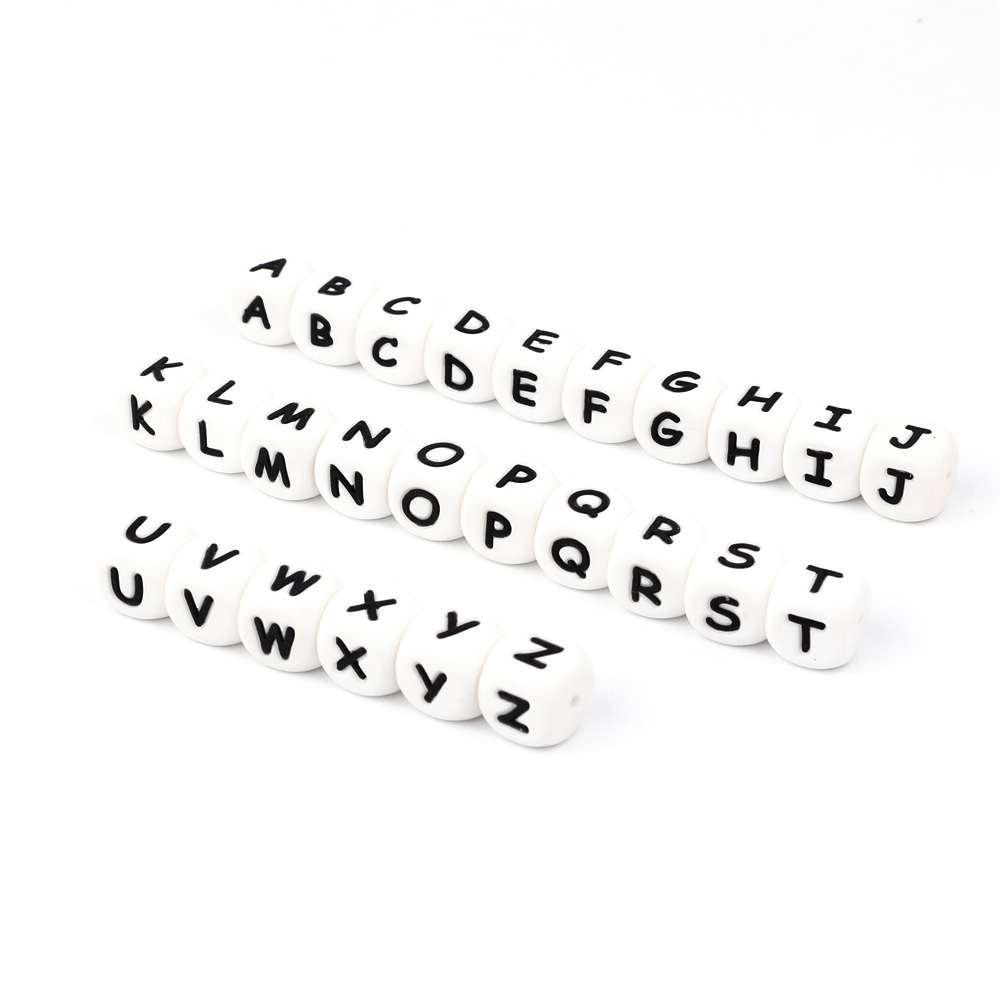 TYRY.HU Baby Silicone Letter Chew Beads 26 Alphabet 100pc Pendant Jewelry Making DIY Teething Necklace BPA Food Grade
TYRY.HU Baby Silicone Letter Chew Beads 26 Alphabet 100pc Pendant Jewelry Making DIY Teething Necklace BPA Food Grade