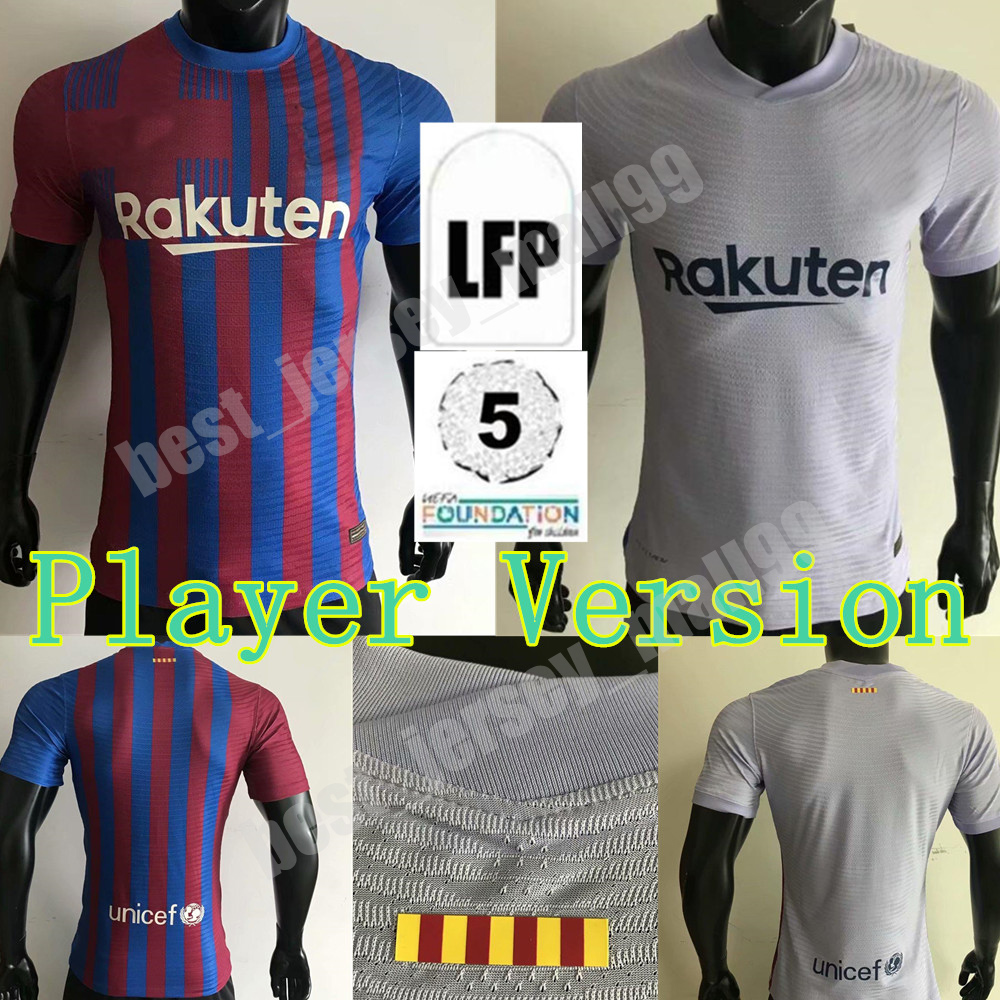 Player version 2021 2022 Men Barcelona soccer jerseys KUN AGUERO ANSU FATI PEDRI 21 22 MESSI camiseta futbol GRIEZMANN DE JONG football shirt, Away+league patch
Player version 2021 2022 Men Barcelona soccer jerseys KUN AGUERO ANSU FATI PEDRI 21 22 MESSI camiseta futbol GRIEZMANN DE JONG football shirt, Away+league patch