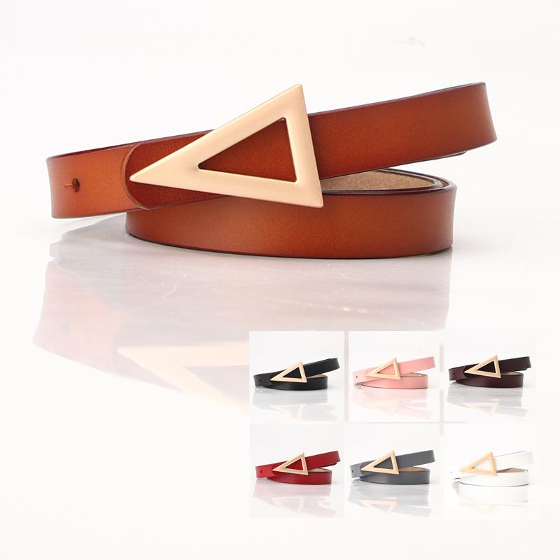 Belts Women Genuine Leather Thin Belt Cowhide Metal Simple Adjustable Waist Strap Trouser Dress Brand Designer Decoration Waistband, Black;brown
Belts Women Genuine Leather Thin Belt Cowhide Metal Simple Adjustable Waist Strap Trouser Dress Brand Designer Decoration Waistband, Black;brown