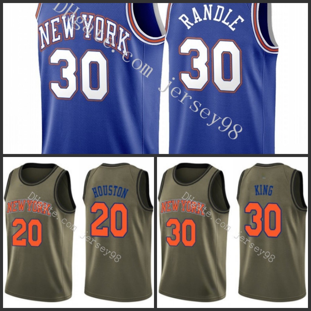 New York Knicks men #20 Allan Houston #30 Julius Randle retro Basketball Jersey, Black
New York Knicks men #20 Allan Houston #30 Julius Randle retro Basketball Jersey, Black
