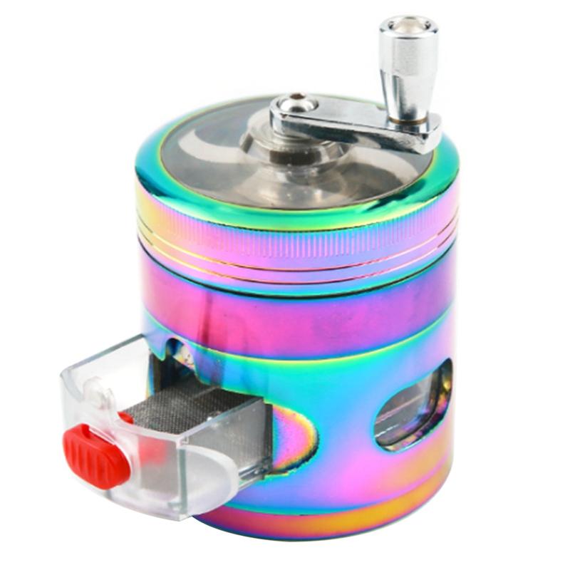 Layers Tobacco Grinder Grinder, With Mill Handle, Color Smoke Metal Kitchen Gadgets Smoking Pipes
Layers Tobacco Grinder Grinder, With Mill Handle, Color Smoke Metal Kitchen Gadgets Smoking Pipes