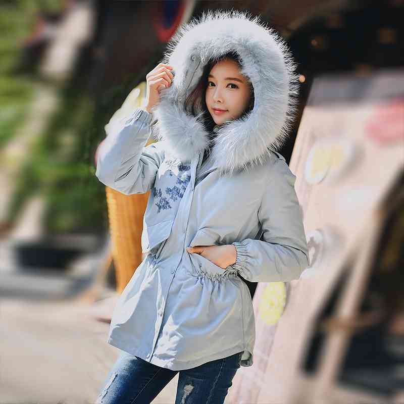 Dabuwawa Raccoon Fur Hooded Down Coat Women Winter Warm Thick Parkas Jackets Coats Outerwear Overcoat Female DN1DDW029 210520, Sky blue
Dabuwawa Raccoon Fur Hooded Down Coat Women Winter Warm Thick Parkas Jackets Coats Outerwear Overcoat Female DN1DDW029 210520, Sky blue