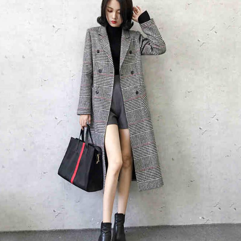 Women's Wool & Blends Plaid Winter Coats Jackets Women Fashion Business Formal Office Lady Long Outwear J17QD1004, J17qd1004 gray plaid
Women's Wool & Blends Plaid Winter Coats Jackets Women Fashion Business Formal Office Lady Long Outwear J17QD1004, J17qd1004 gray plaid