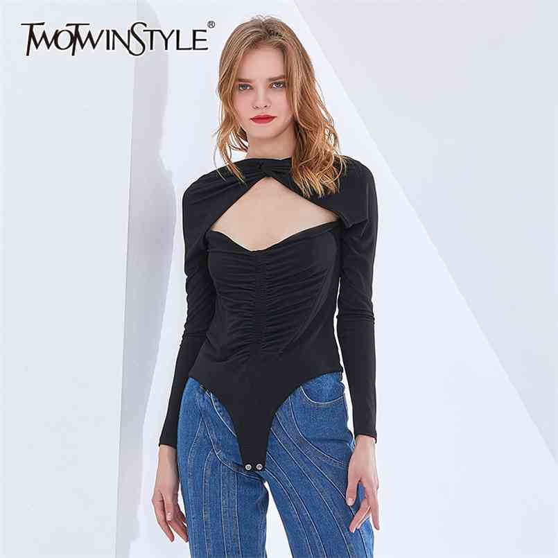 Sexy Knitted Jumpsuit For Women O Neck Long Sleeve Hollow Out Slim Bodysuit Female Fashion Clothing 210521, Black
Sexy Knitted Jumpsuit For Women O Neck Long Sleeve Hollow Out Slim Bodysuit Female Fashion Clothing 210521, Black