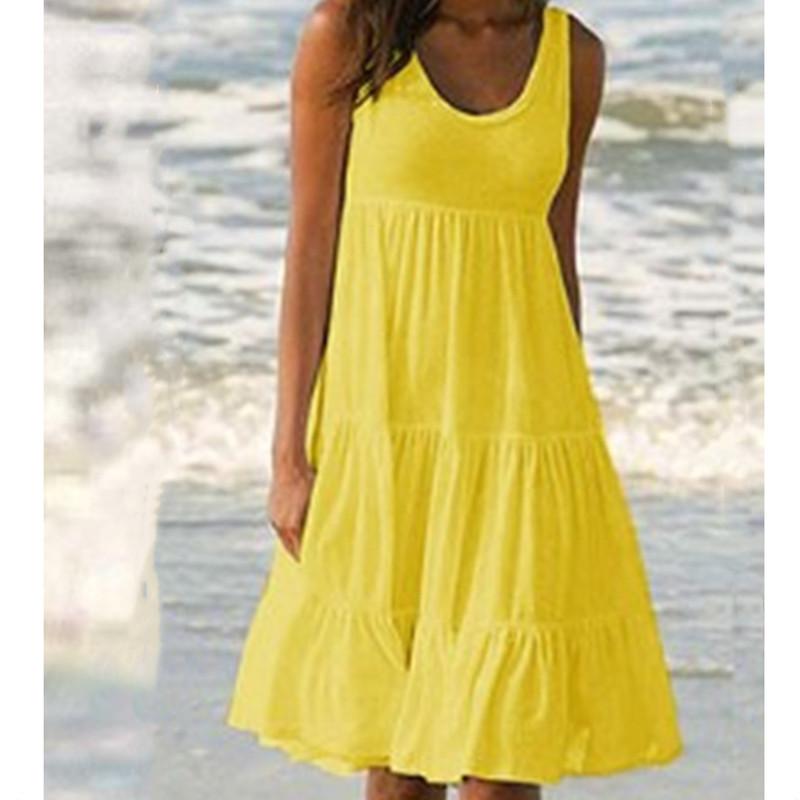 Casual Women Summer Dress Boho Vestidos Woman Clothes Robe Femme Elegant 4XL 5XL Plus Size Ladies Dresses Beach