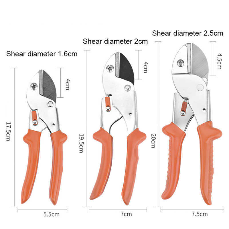SK5 Steel Pruner Pruning Shears Grafting Scissors Horticulture Fruit Tree Shears Garden pruner Tools Bonsai Gardening Secateurs 210719