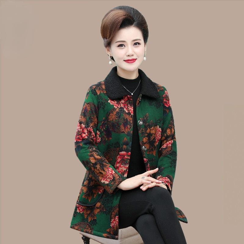 Women's Jackets Autumn Winter Women Plus Velvet Coat Size 5XL Middle-aged Female Lapal Basic Jacket Single-Breasted Short Coats Y679, Black;brown
Women's Jackets Autumn Winter Women Plus Velvet Coat Size 5XL Middle-aged Female Lapal Basic Jacket Single-Breasted Short Coats Y679, Black;brown