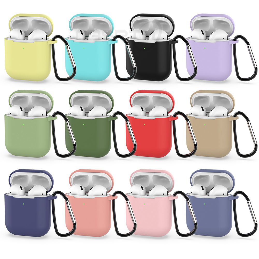 Solid Color Silicone Earbud Case for Airpods 2 Cute Wireless Charging Box Shockproof Earphone Cover
Solid Color Silicone Earbud Case for Airpods 2 Cute Wireless Charging Box Shockproof Earphone Cover