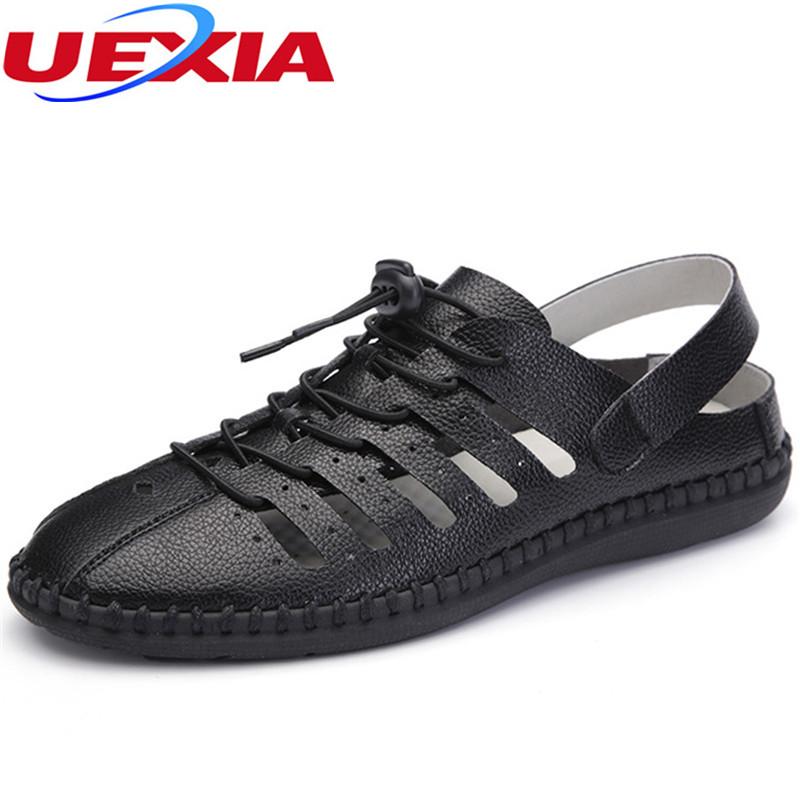 Sandals Summer Men Fashion Casual Men's Sandal Handmade Leather Slip On Sandalias Beach Water Shoes Slides Flats Walking, Black
Sandals Summer Men Fashion Casual Men's Sandal Handmade Leather Slip On Sandalias Beach Water Shoes Slides Flats Walking, Black