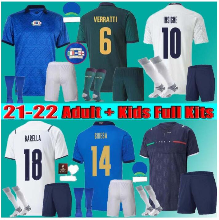 MAN + KIDS 2022 2021 ITALY European Cup soccer Jersey 21 Dark green JORGINHO EL SHAARAWY BONUCCI INSIGNE BERNARDESCHI FOOTBALL SHIRTS
MAN + KIDS 2022 2021 ITALY European Cup soccer Jersey 21 Dark green JORGINHO EL SHAARAWY BONUCCI INSIGNE BERNARDESCHI FOOTBALL SHIRTS