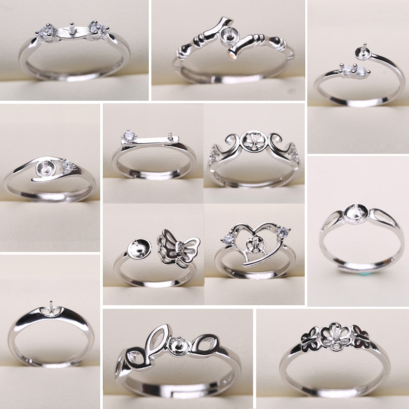 DIY Pearl Ring Settings 925 Sliver Rings Settings 20 Styles DIY Rings Adjustable size Jewelry Settings Christmas Statement Jewelry
DIY Pearl Ring Settings 925 Sliver Rings Settings 20 Styles DIY Rings Adjustable size Jewelry Settings Christmas Statement Jewelry
