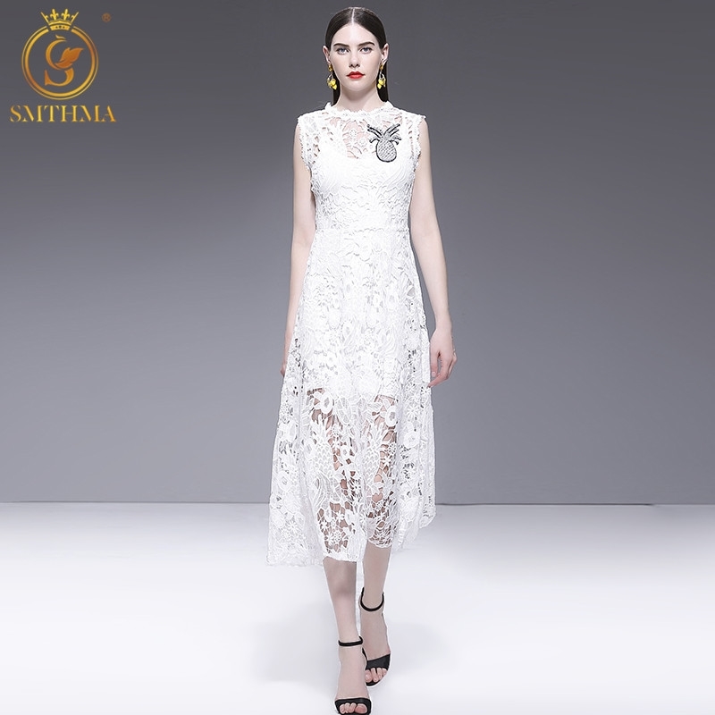 arrival Elegant hollow out lace Beading dress women Summer Runway Dress Vintage High waist sleeveless casual dresses 210520, Photo color
arrival Elegant hollow out lace Beading dress women Summer Runway Dress Vintage High waist sleeveless casual dresses 210520, Photo color