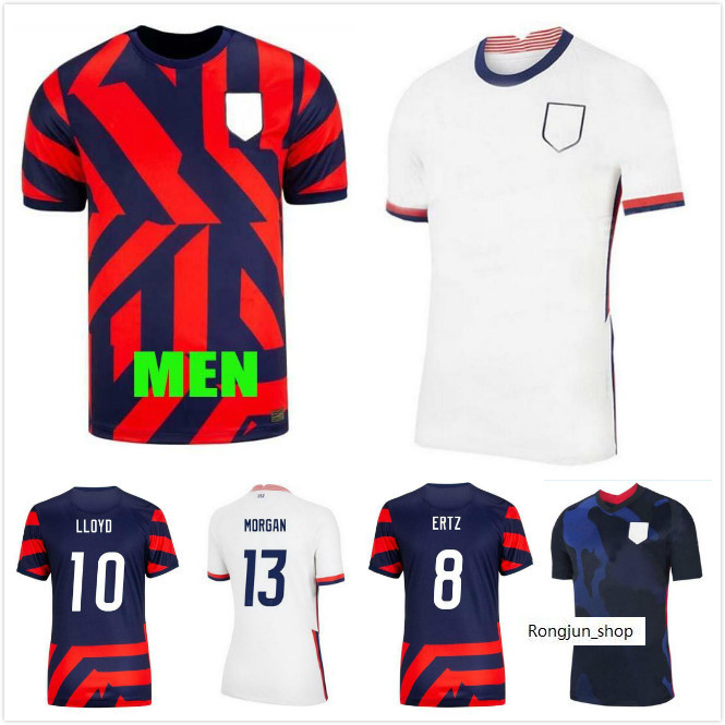 United States soccer jerseys 2021 McKENNIE REYNA PULISIC football jersey YEDLIN BROOKS DEST national team uniforms man America MORGAN shirts, White
United States soccer jerseys 2021 McKENNIE REYNA PULISIC football jersey YEDLIN BROOKS DEST national team uniforms man America MORGAN shirts, White