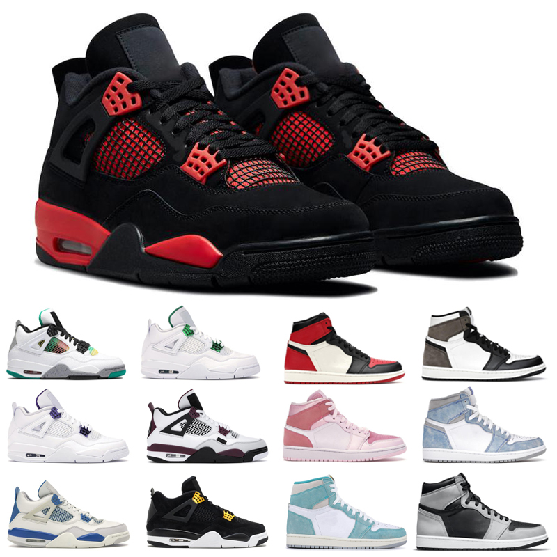 Men Women Basketball Shoes 1s Hyper Royal Black White chicago 4 4s Sail University Blue Red Thunder metallic purple mens trainers sports sneakers 36-47
Men Women Basketball Shoes 1s Hyper Royal Black White chicago 4 4s Sail University Blue Red Thunder metallic purple mens trainers sports sneakers 36-47
