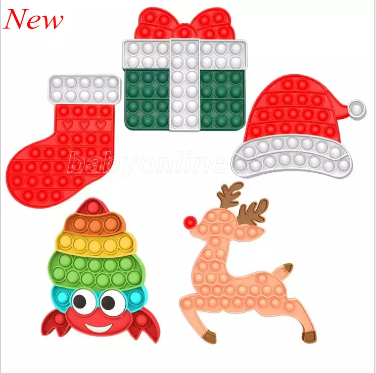 Fidget Toys Halloween Colorful gift box Hermit crab Christmas elk Hat socks Push Bubble Kids holiday gifts Controller Fidgets Finger Toy Surprise
Fidget Toys Halloween Colorful gift box Hermit crab Christmas elk Hat socks Push Bubble Kids holiday gifts Controller Fidgets Finger Toy Surprise