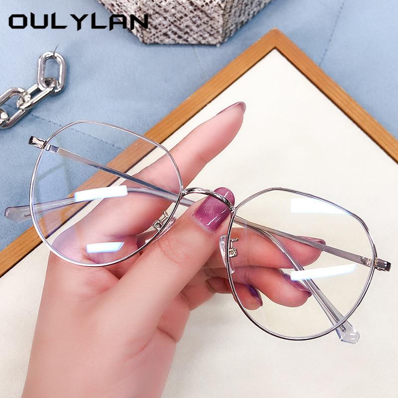 Fashion Sunglasses Frames Oulylan Blue Light Blocking Glasses Frame Women Men Metal Irregular Eyeglasses Computer Optical Eyewe
Fashion Sunglasses Frames Oulylan Blue Light Blocking Glasses Frame Women Men Metal Irregular Eyeglasses Computer Optical Eyewe