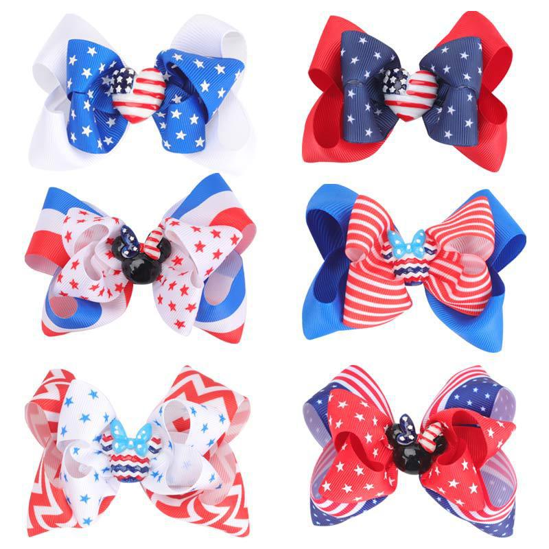 July 4th Hair Bow Clip Flag Hairpin For Kid Girl American Independence Day Heart Star Barrette Accessory Hairbands Ribbon Bowknot, Mix colors
July 4th Hair Bow Clip Flag Hairpin For Kid Girl American Independence Day Heart Star Barrette Accessory Hairbands Ribbon Bowknot, Mix colors